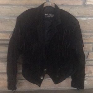 Suede Wilson coat w Fringe